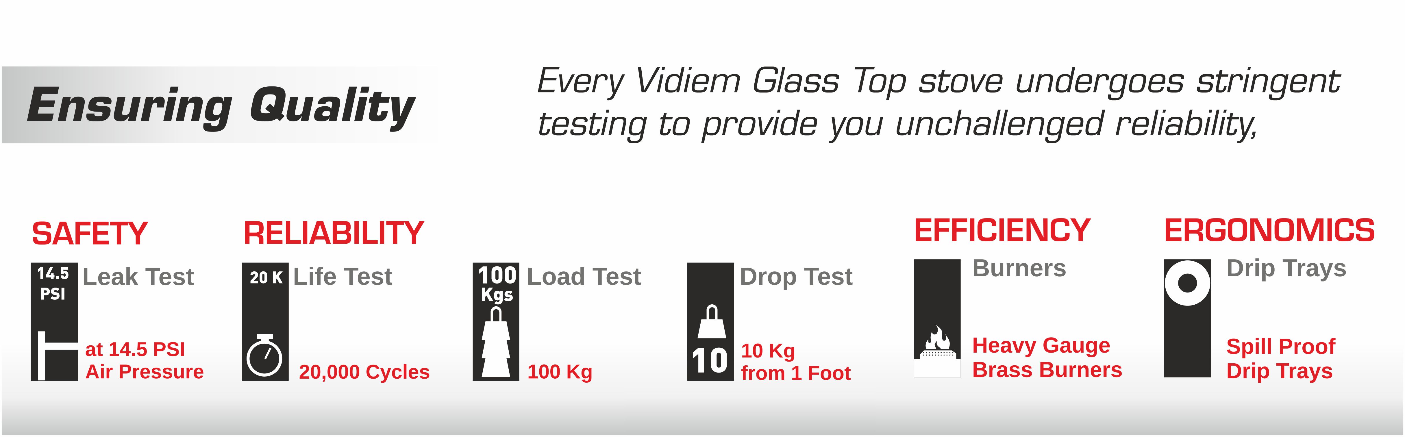 vidiem air pride 4 burner glass top gas stove