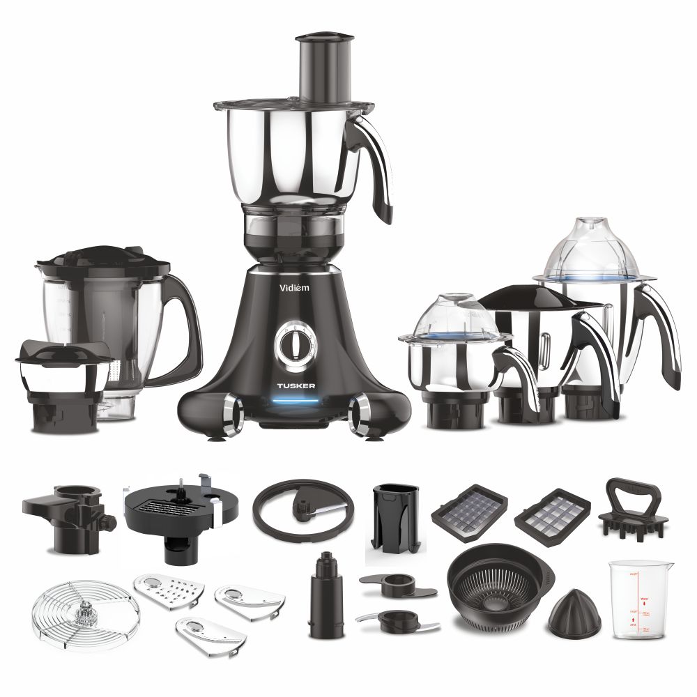 Buy Vidiem Tusker Mixer Grinder and Food Processor Atta Kneading